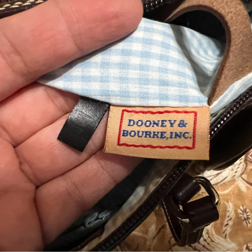 Vintage Douney and Bourke Olive Green croc Leather Handbag - Picture 8 of 9